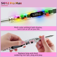 Load image into Gallery viewer, Intelligenter tragbarer OLED-Lötkolben Pro Max SI012 Best.-Nr.SI012ProMax