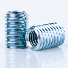Load image into Gallery viewer, Gewindeeinsatz/Gewindeadapter | M | IG: M5 | AG: M7 | L: 10mm | Stahl verzinkt (Inhalt 2 Stück) Best.-Nr. 9000.12 SG Modellbau Stefan Graupner Gewinde reparieren, adaptieren und panzern