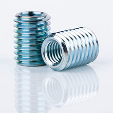 Load image into Gallery viewer, Gewindeeinsatz/Gewindeadapter | M | IG: M8 | AG: M12 | L: 16mm | Stahl verzinkt Best.-Nr. 9000.27 SG Modellbau Stefan Graupner Gewinde reparieren, adaptieren und panzern