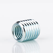 Load image into Gallery viewer, Gewindeeinsatz/Gewindeadapter | M | IG: M10 | AG: M14 | L: 15mm | Stahl verzinkt (Inhalt 2 Stück) Best.-Nr. 9000.30 SG Modellbau Stefan Graupner Gewinde reparieren, adaptieren und panzern