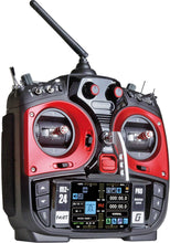 Laden Sie das Bild in den Galerie-Viewer, mz-24 PRO HoTT 2.4GHz RC transmitter radio controller
mz-24 PRO HoTT RC transmitter with touchscreen and telemetry
2.4GHz RC radio controller for airplanes helicopters and drones
professional RC transmitter mz-24 PRO front display and controls
advanced RC radio system with HoTT telemetry technology
RC transmitter sticks switches and interface detail mz-24 PRO