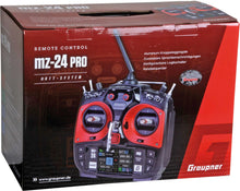 Laden Sie das Bild in den Galerie-Viewer, mz-24 PRO HoTT 2.4GHz RC transmitter radio controller
mz-24 PRO HoTT RC transmitter with touchscreen and telemetry
2.4GHz RC radio controller for airplanes helicopters and drones
professional RC transmitter mz-24 PRO front display and controls
advanced RC radio system with HoTT telemetry technology
RC transmitter sticks switches and interface detail mz-24 PRO