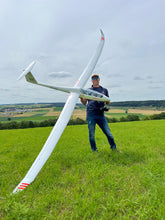 Laden Sie das Bild in den Galerie-Viewer, ARCUS RC glider
ARCUS 4.48m sailplane
RC glider 4.48m
scale RC sailplane
giant scale RC glider
high performance RC glider
thermal soaring glider
composite RC sailplane
RC glider model
long wingspan RC aircraft
ARCUS 4.48m RC glider
white painted RC sailplane
grey wing underside glider
giant scale sailplane model
high performance thermal glider
scale RC soaring aircraft
premium RC glider 4.48m wingspan
composite sailplane model
RC glider for thermal and slope soaring
large scale RC aircraft
thermal soaring
