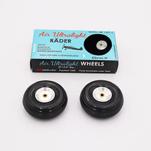 Laden Sie das Bild in den Galerie-Viewer, KWIK FLY MK3 Air Ultralight Räder ∅ 63,5mm mit Metallfelgen (2 Stck.) Best.-Nr. 1397.3 Graupner