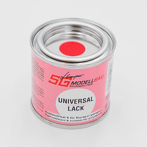 Universallack rot, kraftstoffbeständig, Styropor® geeignet 100ml Best.-Nr. 921.2 SG Modellbau Stefan Graupner