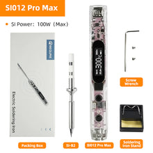 Load image into Gallery viewer, Intelligenter tragbarer OLED-Lötkolben Pro Max SI012 Best.-Nr.SI012ProMax
