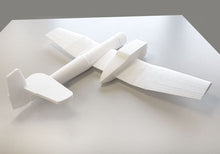 Laden Sie das Bild in den Galerie-Viewer, Blohm &amp; Voss BV 141 Modell, BV 141 RC model plane, asymmetrisches Flugzeug Modell, asymmetric aircraft model, BV 141 EPP Schaummodell, BV 141 foam RC plane, Spannweite 860mm, 860mm wingspan RC plane, WW2 Aufklärer Modell, WWII reconnaissance plane model, Warbird Modellflugzeug, warbird RC airplane, deutsches Militärflugzeug Modell, German military aircraft model, seltenes Flugzeugmodell, unique aircraft design model, Slowflyer BV 141, slow flyer warbird, RC Flugzeug Bausatz, RC plane kit, Modellbau Warbird,
