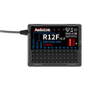 Laden Sie das Bild in den Galerie-Viewer, RadioLink R12F
12 channel receiver
RC receiver 2.4GHz
FHSS receiver
Radio control receiver
RC airplane receiver
drone receiver 12ch
long range RC receiver
remote control receiver
RC system receiver
RadioLink R12F 12 channel FHSS receiver
2.4GHz RC receiver long range
RadioLink compatible receiver
RC airplane 12ch receiver
drone receiver with telemetry support
stable signal RC receiver
anti-interference FHSS receiver
high sensitivity RC receiver
hobby grade RC receiver

