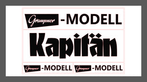 Kapitän Schriftzug (PDF-Datei) Best.-Nr.1703Dekordigital