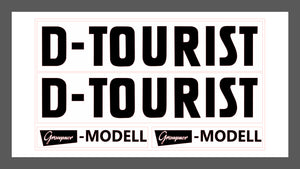 Tourist Schriftzug (PDF-Datei) Best.-Nr.1699Dekordigital