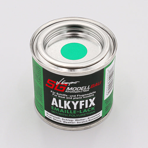 ALKYFIX-Emaillelack grün hochglänzend, kraftstoffbeständig 100ml Best.-Nr. 1470.5 Graupner