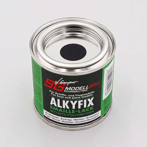 ALKYFIX-Emaillelack schwarz hochglänzend, kraftstoffbeständig 100ml Best.-Nr. 1470.7 Graupner