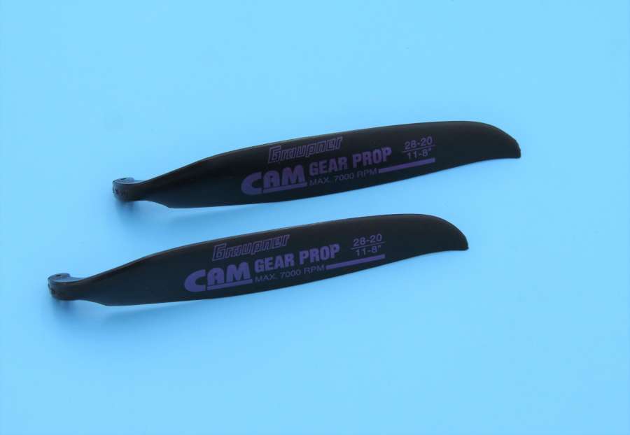 CAM Gear Prop Ersatzblätter 28x20cm / 11x8Zoll, Best.-Nr. 1329.28.20 Graupner Modellbau