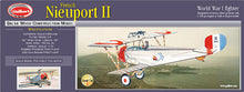 Laden Sie das Bild in den Galerie-Viewer, Nieuport II Balsabausatz Spannweite ca. 61cm Best.-Nr.GU203
