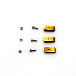 Antik Scharnier Set aus Messing 0,2mm, Ruderdicke 2mm (Inhalt 3 Stk.) Best.-Nr.3660 Graupner Modellbau