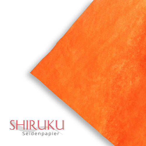 SHIRUKU hochwertiges Seidenpapier 50x76cm orange (2 Stk.) Best.-Nr.530.37 Graupner