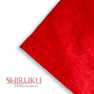 SHIRUKU hochwertiges Seidenpapier 50x76cm rot (2 Stk.) Best.-Nr.530.34 Graupner