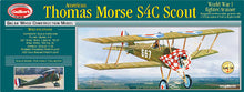 Load image into Gallery viewer, Thomas Morse S4C Scout Balsabausatz Spannweite ca. 61cm Best.-Nr.GU201
